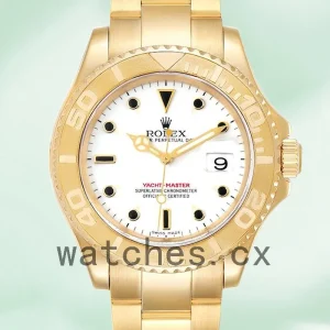 Rolex Yacht-master Men's 40mm 16628WSO White Dial Oyster Bracelet