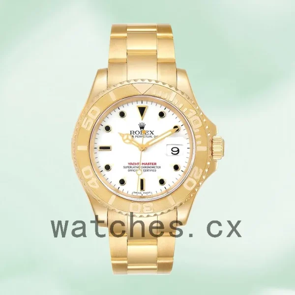 Rolex Yacht-master Men's 40mm 16628WSO White Dial Oyster Bracelet - Image 2