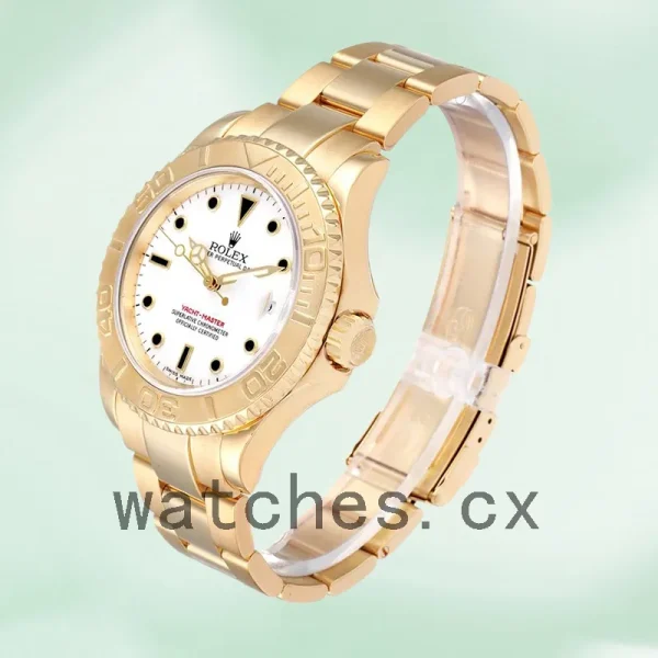 Rolex Yacht-master Men's 40mm 16628WSO White Dial Oyster Bracelet - Image 3