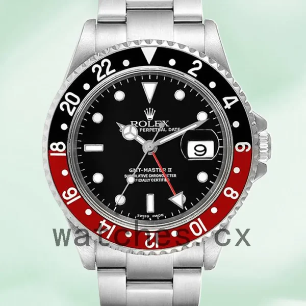 Rolex Gmt Master Ii 16710COKE Men's 40mm Silver-tone Automatic