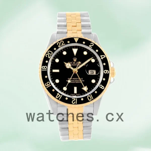 Rolex Gmt Master 40mm 16713BKSJ-1 Men's Black Dial Gold-tone - Image 2