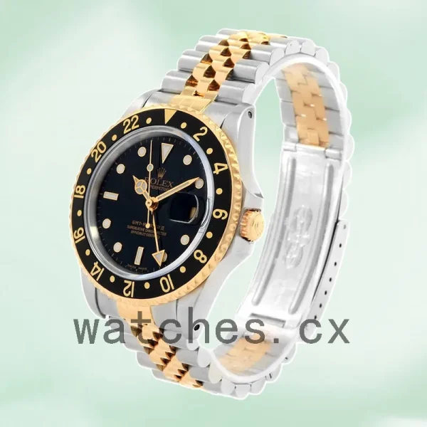 Rolex Gmt Master 40mm 16713BKSJ-1 Men's Black Dial Gold-tone - Image 3