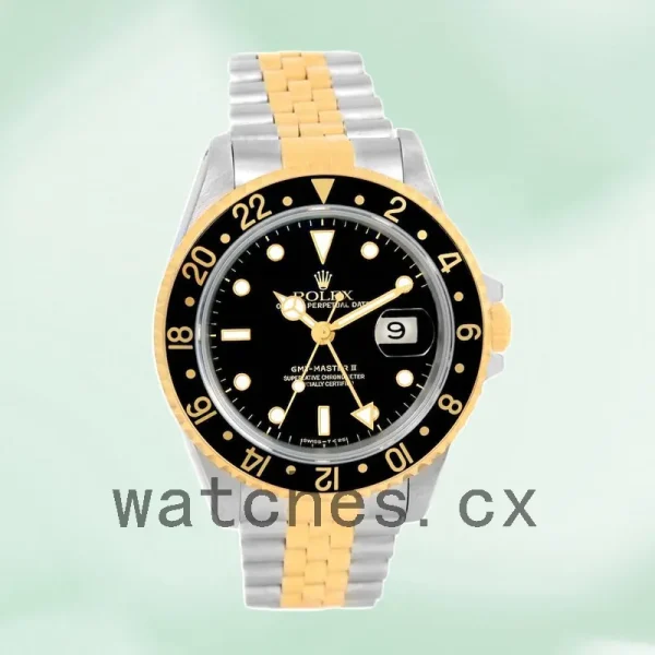 Rolex Gmt Master 40mm Men's 16713BKSJ Black Dial Jubilee Bracelet - Image 2