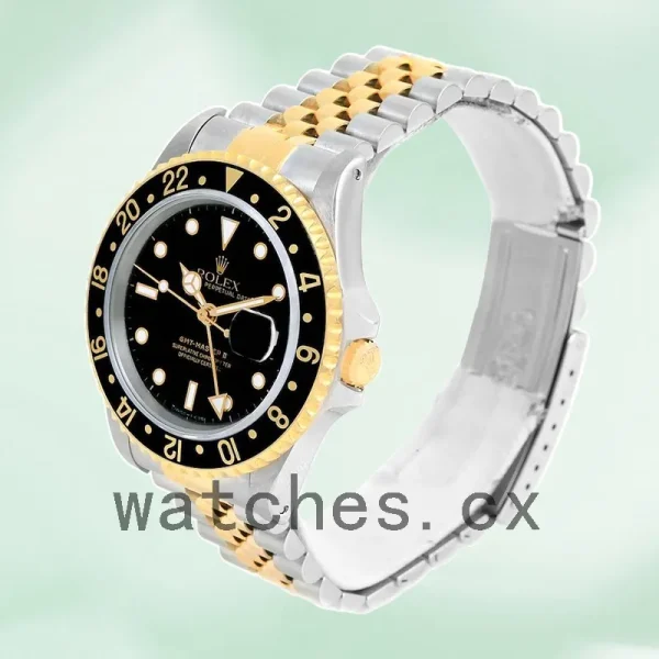 Rolex Gmt Master 40mm Men's 16713BKSJ Black Dial Jubilee Bracelet - Image 3
