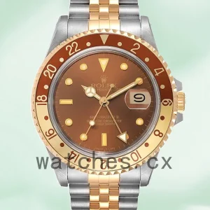 Rolex Gmt Master 16713BNSJ Men's 40mm Jubilee Bracelet Gold-tone