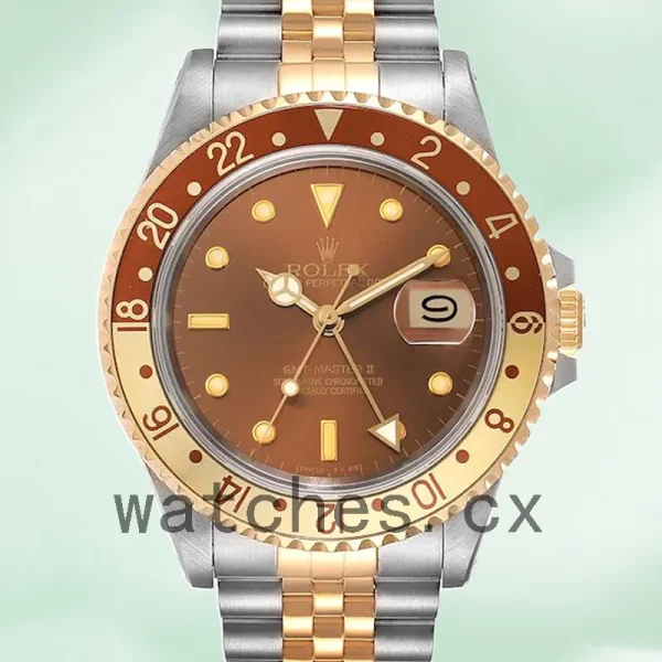 Rolex Gmt Master 16713BNSJ Men's 40mm Jubilee Bracelet Gold-tone