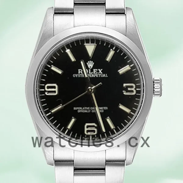 Rolex Oyster Perpetual 31mm Ladies 177200 Black Dial