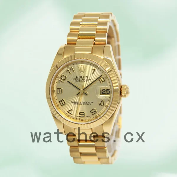 Rolex Datejust Men's 178278 31mm Gold-tone President Bracelet - Image 2
