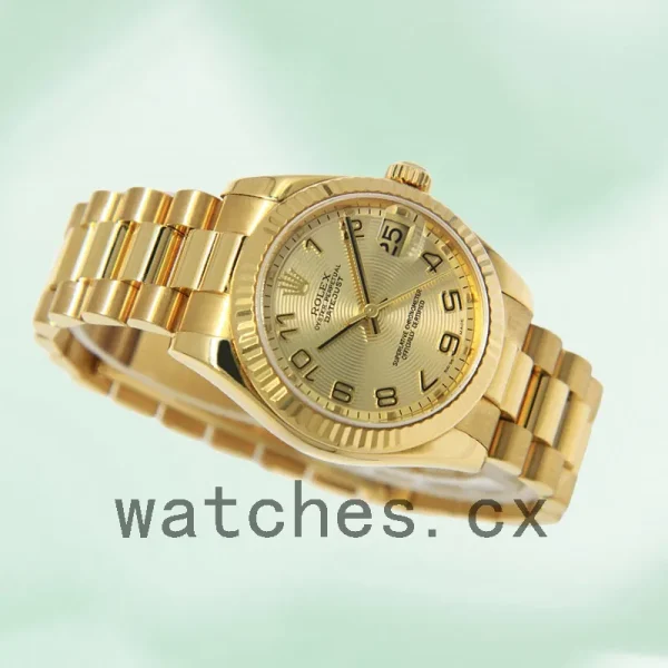 Rolex Datejust Men's 178278 31mm Gold-tone President Bracelet - Image 3