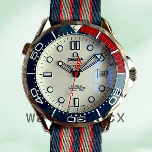 Omega Seamaster 212.32.41.20.04.001 40mm Men Strap White Dial