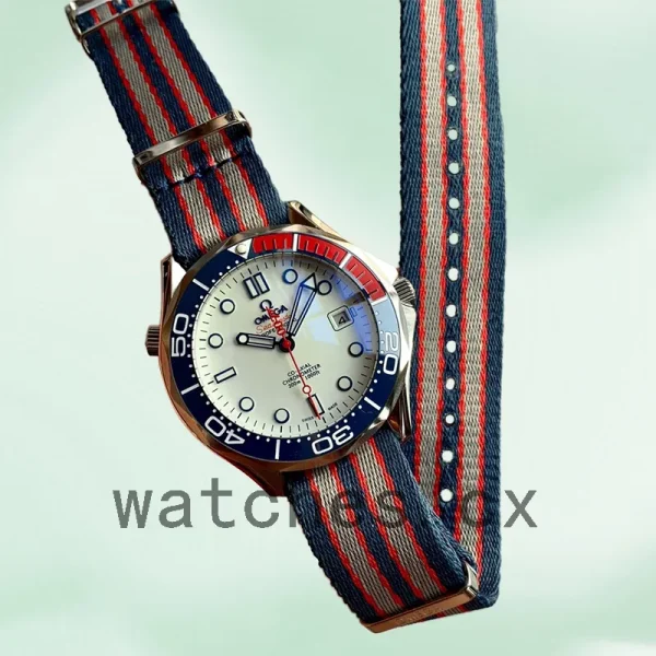 Omega Seamaster 212.32.41.20.04.001 40mm Men Strap White Dial - Image 3