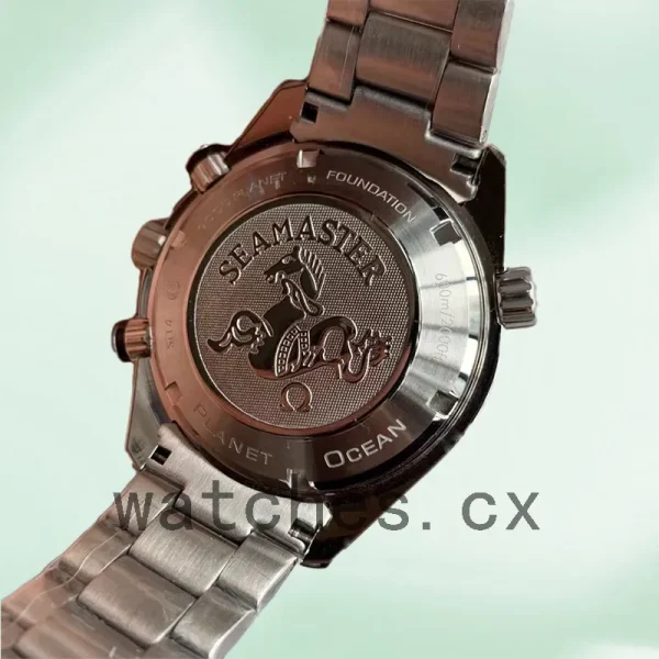 Omega Seamaster 44mm Men 215.20.46.51.03.001 Japanese Quartz Blue Dial - Image 2