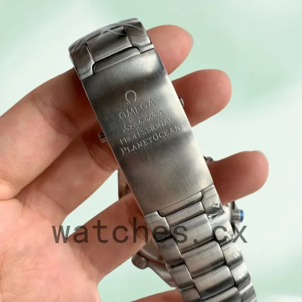 Omega Seamaster 44mm Men 215.20.46.51.03.001 Japanese Quartz Blue Dial - Image 3