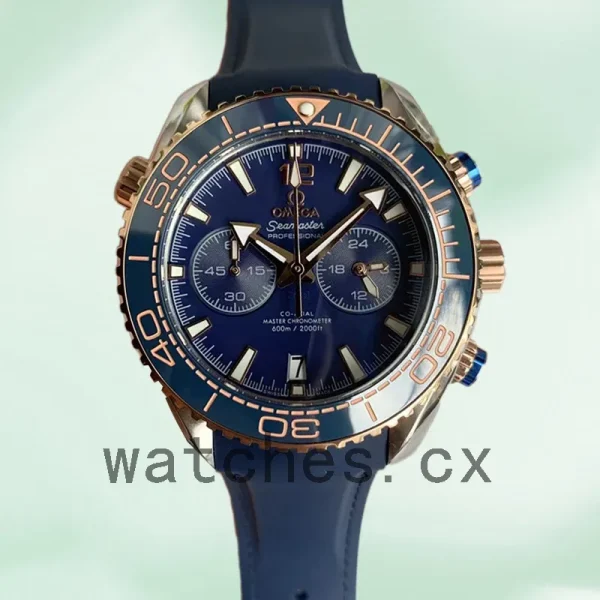 Omega Seamaster 44mm Men 215.20.46.51.03.001 Japanese Quartz Blue Dial - Image 4