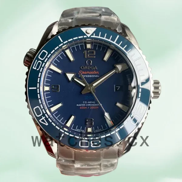 Omega Seamaster 44 mm 215.30.44.21.03.001 Men Silver-tone Bracelet - Image 3