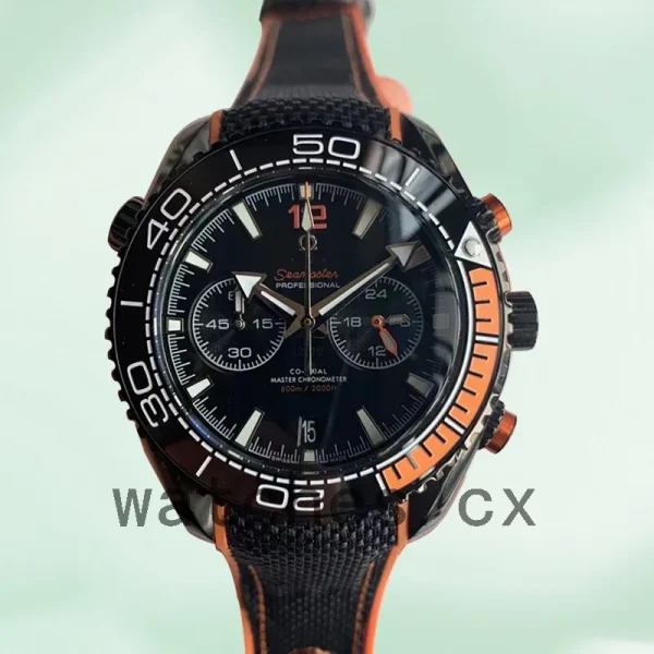 Omega Seamaster 44mm 215.32.46.51.01.001 Men Black Dial Strap - Image 4