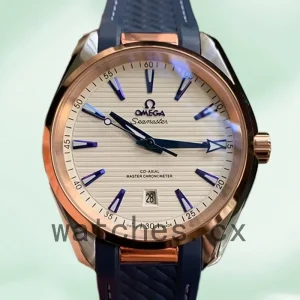 Omega Aqua Terra Men 40 mm 220.22.38.20.02.001 Strap Silver-tone