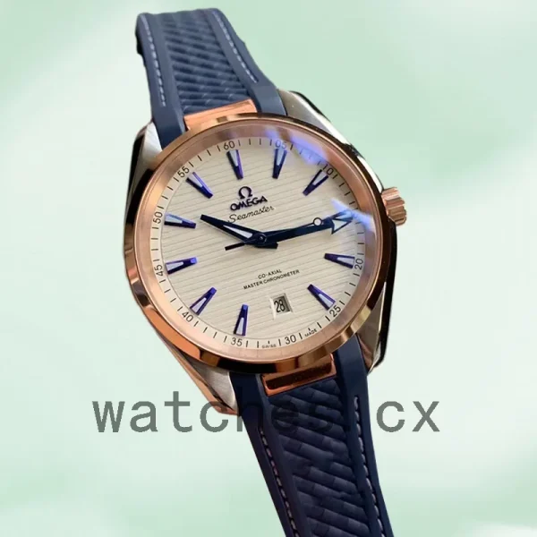 Omega Aqua Terra Men 40 mm 220.22.38.20.02.001 Strap Silver-tone - Image 2