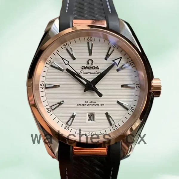 Omega Aqua Terra Men 40 mm 220.22.38.20.02.001 Strap Silver-tone - Image 7