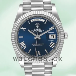Rolex Day-Date Men's m228239-0007 40mm Silver-tone
