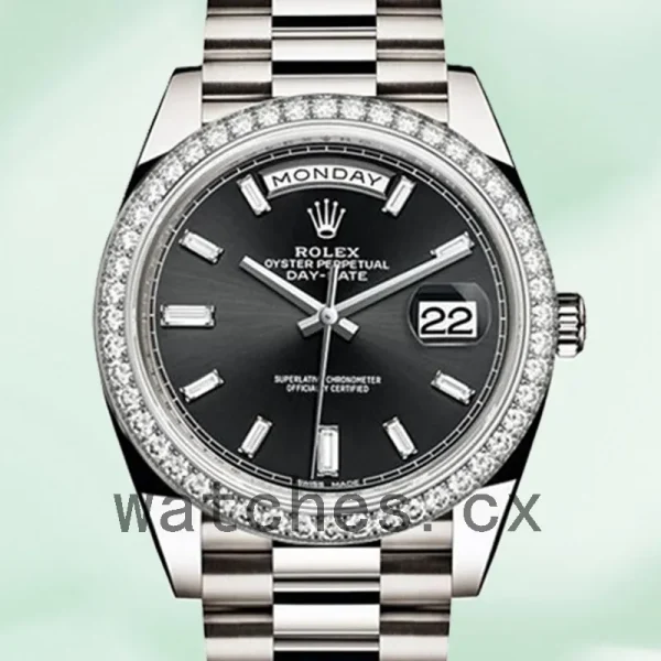 Rolex Day-Date 228349BKDP 40mm Men's Bracelet Automatic