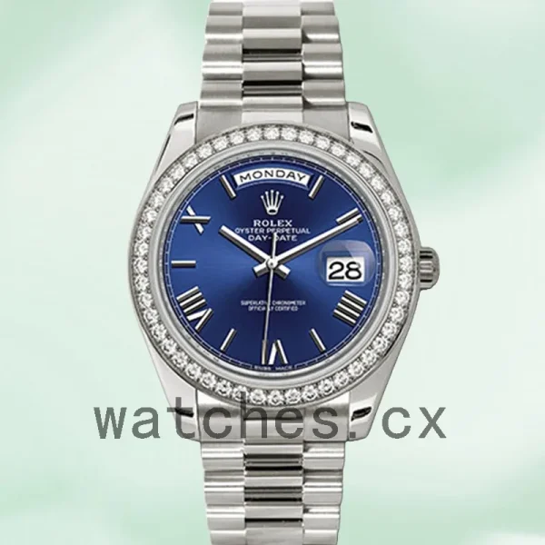 Rolex Day-Date 228349BLRP 40mm Men's Automatic Jubilee Bracelet - Image 2