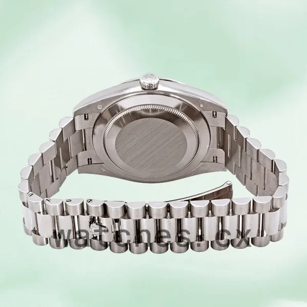 Rolex Day-Date 40mm 228349GNRP Men's Green Dial Silver-tone - Image 3