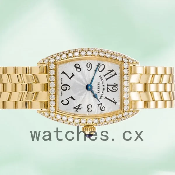 Franck Muller Cintrée Curvex 19mm Ladies 2500QZD Gold-tone - Image 3
