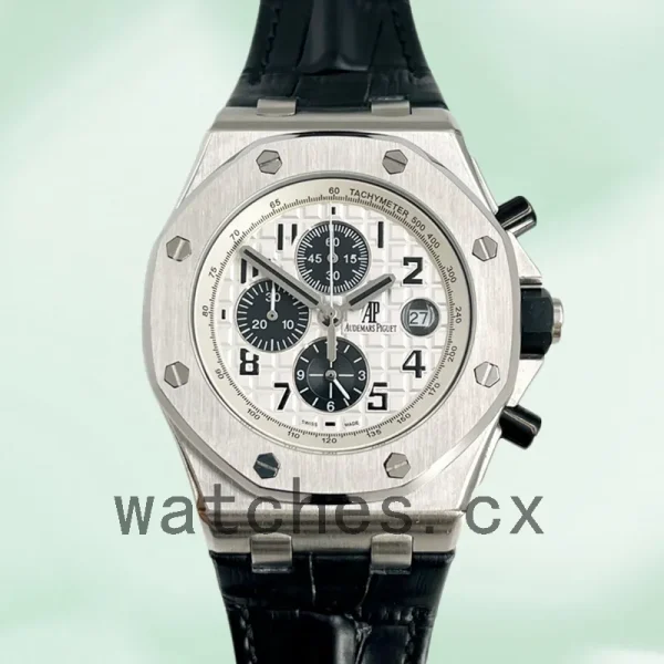 Audemars Piguet Royal Oak Offshore Men's 26170ST.OO.D101CR.02-1 43mm Silver-tone Quartz/Automatic - Image 2