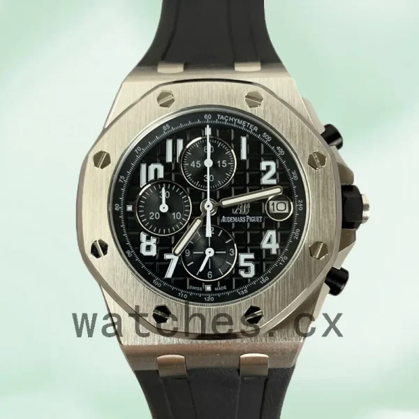 Audemars Piguet Royal Oak Offshore Men's 43mm 26170ST.OO.D101CR.03 Black Dial Silver-tone - Image 2