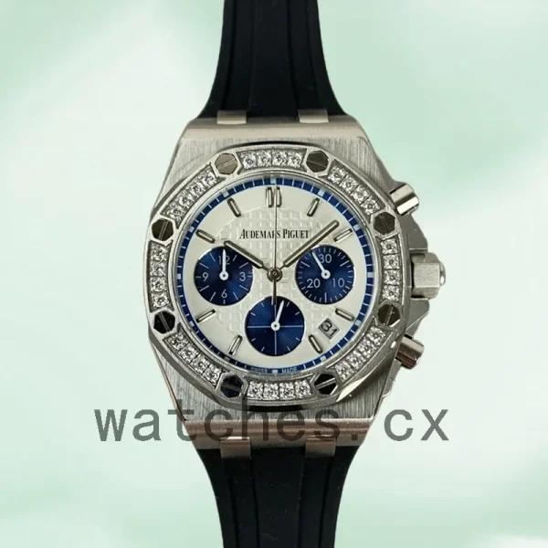 Audemars Piguet Royal Oak Offshore Men's 26231ST.ZZ.D010CA.01 37mm Rubber Band Quartz/Automatic - Image 2