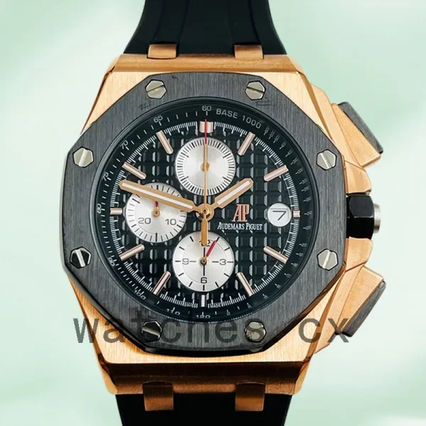 Audemars Piguet Royal Oak Offshore Men's 26401RO.OO.A002CA.01 44mm Black Dial Rubber Band