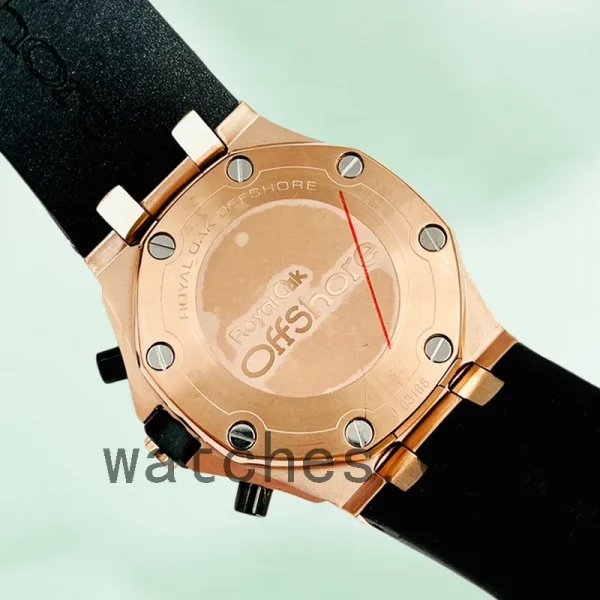 Audemars Piguet Royal Oak Offshore 26470OR.OO.A002CR.01 43mm Men's Rose Gold-tone Rubber Band - Image 4