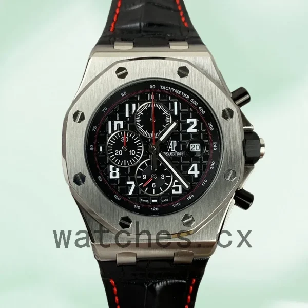 Audemars Piguet Royal Oak Offshore Men's 43mm 26470ST.OO.A028CR.01 Quartz/Automatic Black Dial - Image 2