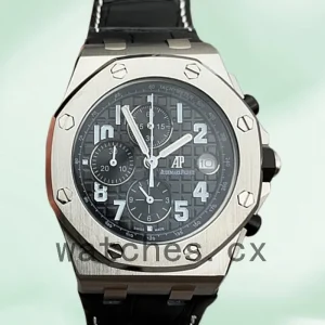 Audemars Piguet Royal Oak Offshore 26470ST.OO.A101CR.01-1 Men's 43mm Leather Strap