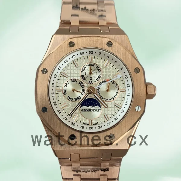 Audemars Piguet Royal Oak Men's 26574OR.OO.1220OR.01-1 42mm White Dial - Image 2