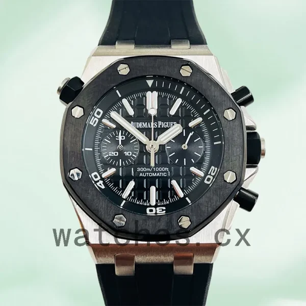 Audemars Piguet Royal Oak Offshore Diver 26703ST-BK02 Men's 42mm Black Dial Quartz/Automatic - Image 2