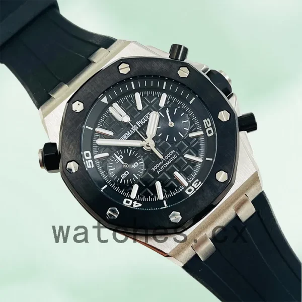 Audemars Piguet Royal Oak Offshore Diver 26703ST-BK02 Men's 42mm Black Dial Quartz/Automatic - Image 3