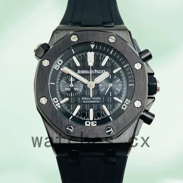 Audemars Piguet Royal Oak Offshore Diver 42mm Men's 26703ST-BK03 Rubber Band - Image 2