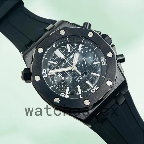 Audemars Piguet Royal Oak Offshore Diver 42mm Men's 26703ST-BK03 Rubber Band - Image 3