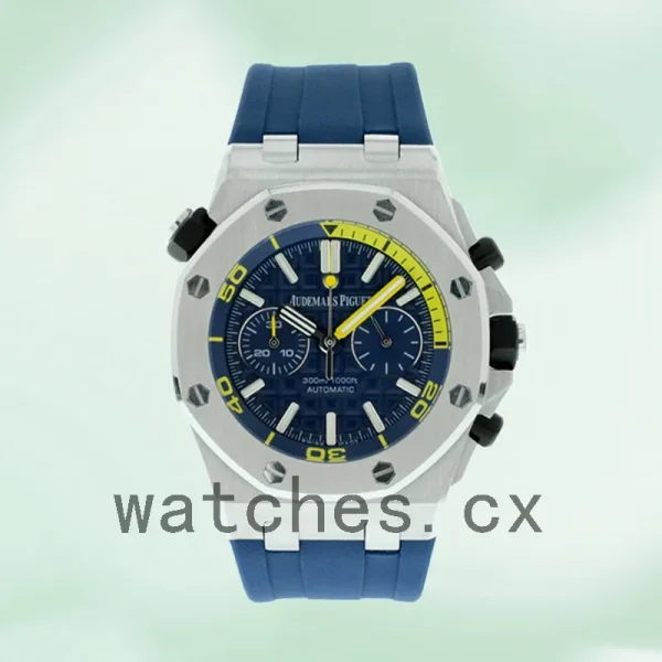 Audemars Piguet Royal Oak Offshore Diver 42mm 26703ST.OO.A027CA.01 Men's Rubber Band Blue Dial - Image 2