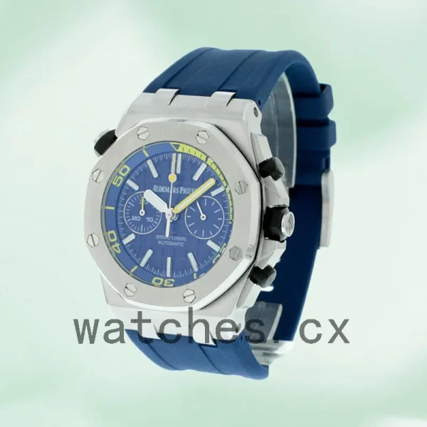 Audemars Piguet Royal Oak Offshore Diver 42mm 26703ST.OO.A027CA.01 Men's Rubber Band Blue Dial - Image 3