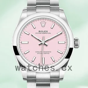 Rolex Oyster Perpetual m277200-0009 31mm Ladies Automatic Pink Dial