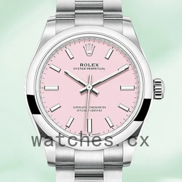 Rolex Oyster Perpetual m277200-0009 31mm Ladies Automatic Pink Dial