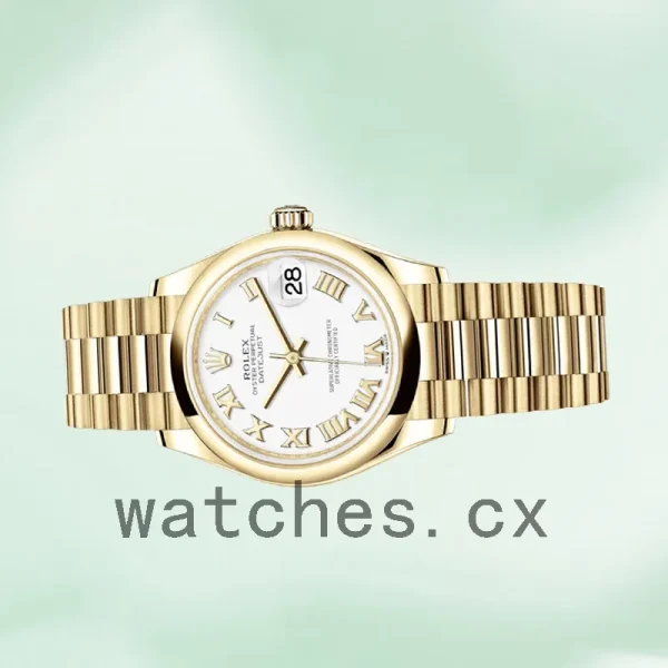 Rolex Datejust 31mm Ladies m278248-0020 White Dial Gold-tone - Image 3