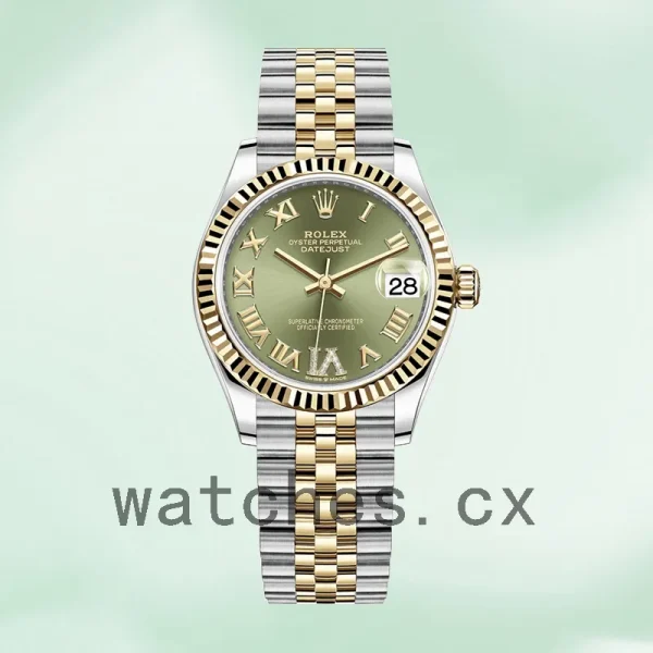 Rolex Datejust m278273-0016 31mm Ladies Green Dial Automatic - Image 2