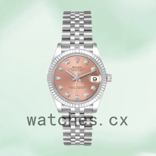 Rolex Datejust 31mm m278274-0032 Ladies Jubilee Bracelet Pink Dial - Image 2