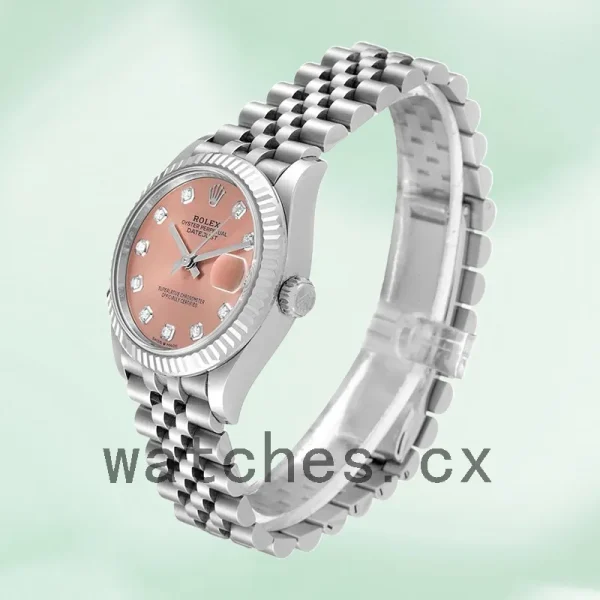 Rolex Datejust 31mm m278274-0032 Ladies Jubilee Bracelet Pink Dial - Image 3