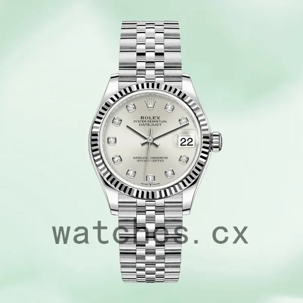 Rolex Datejust m278274-0030 Ladies 31mm Jubilee Bracelet Silver-tone - Image 2