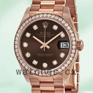 Rolex Datejust Ladies m278285rbr-0006 31mm Automatic Chocolate Dial